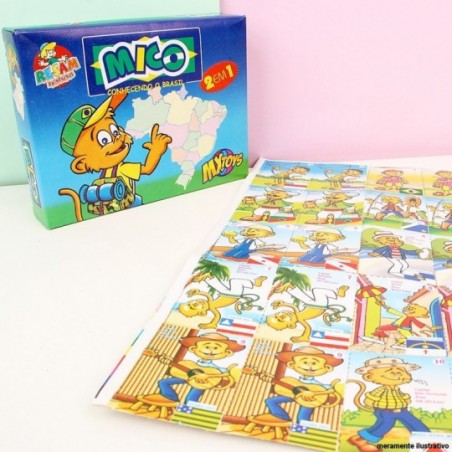 Jogo Infantil Mico + Memória 2 em 1 Diversão Garantida