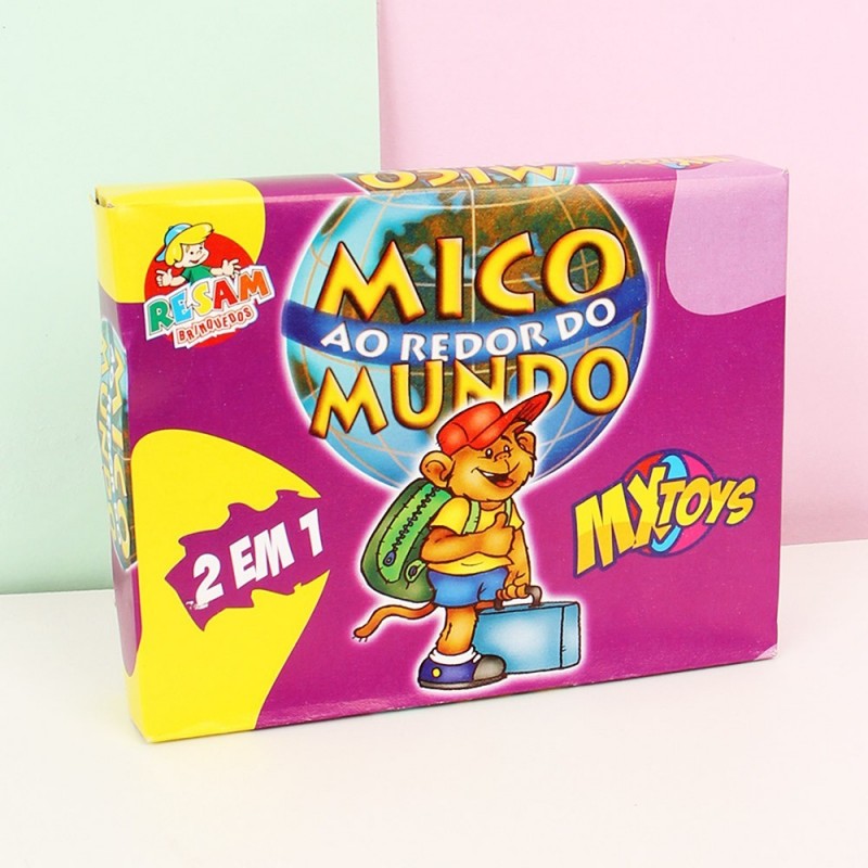 Jogo Infantil Mico Mundo + Memória 2 em 1 Diversão Garantida