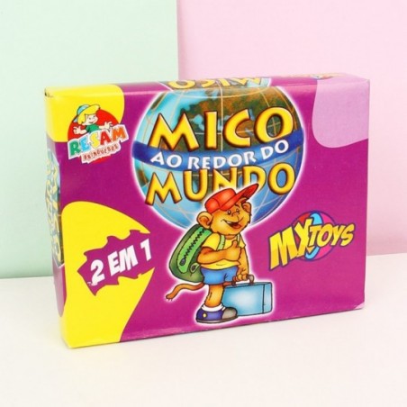 Jogo Infantil Mico Mundo + Memória 2 em 1 Diversão Garantida