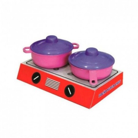 Kit Panelinhas Super Chef 10 Peças Brinquedo Infantil