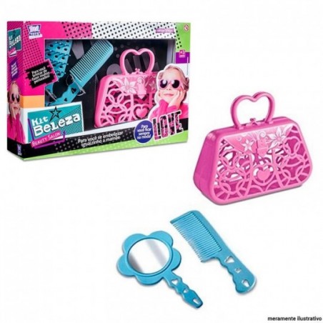 Kit De Beleza Infantil Beauty Salon Com Três Peças Zuca Toys