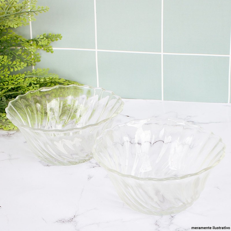 Tigela Bowl De Vidro Emotions Wheaton 230 ML