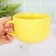 Pote Caneca Sopa Jumbo De Porcelana Amarelo 460ml