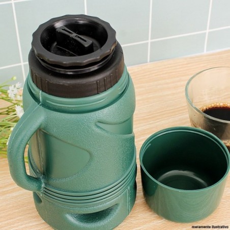Mini Garrafa Térmica Líder 320 Ml Verde Dosadora Invicta