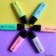 Kit Caneta Marca Texto Cores Pastéis Goller