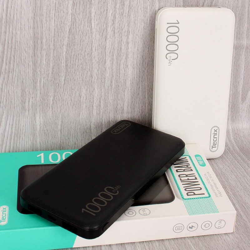 Carregador Portátil Power Bank 3 Entradas 10000mAh Tecnix