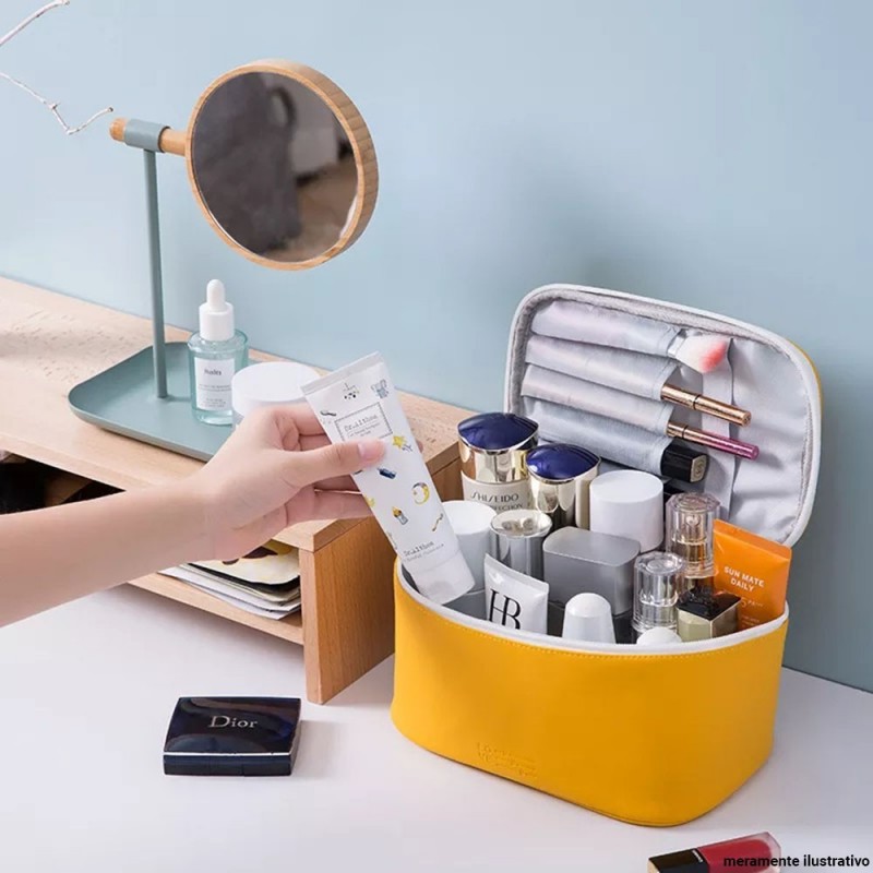 Necessaire Organizadora Maquiagem Porta Pincéis Impermeável