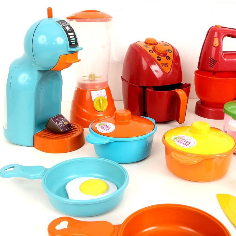 Kit Cozinha Colorida Infantil Com 35 Peças Atacado