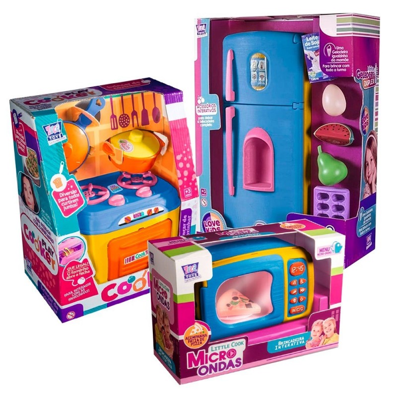 Kit Minha Cozinha Colorida Com 17 Peças Infantil