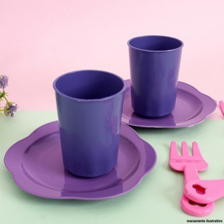 Kit Pratos + Talheres + Copos Brinquedo Infantil Altimar