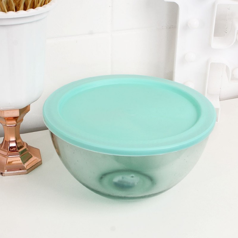 Tigela Vidro Round Com Tampa 2,2 L Vitazza