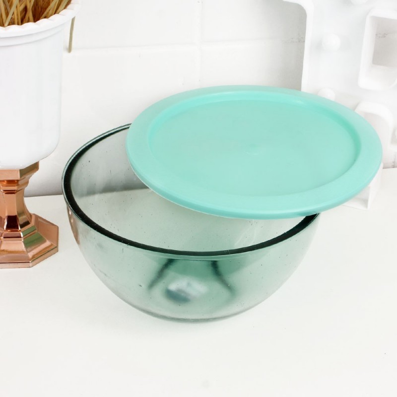 Tigela Vidro Round Com Tampa 2,2 L Vitazza