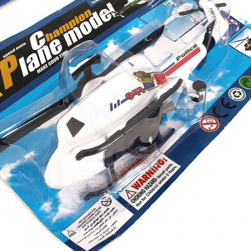 Helicóptero Infantil Militar À Corda Brinquedo No Atacado