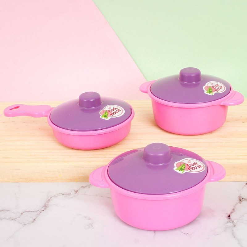 Kit Panelinhas Com 3 Peças De Brinquedo Infantil Altimar