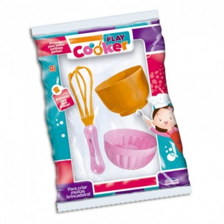 Kit Confeiteiro Com  3 Acessórios Brinquedo Infantil Altimar
