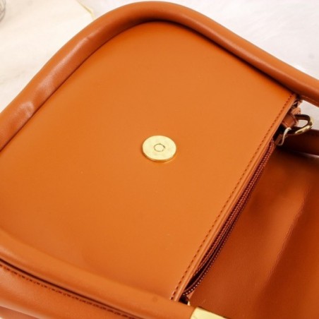 Bolsa Feminina Mão Luxo Estruturada Blogueira Texturizada