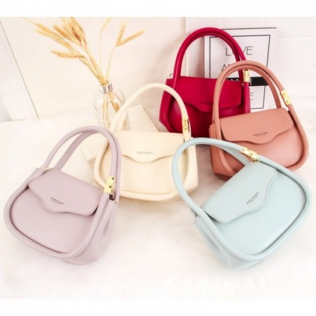 Bolsa Feminina Mão Luxo Estruturada Blogueira Texturizada