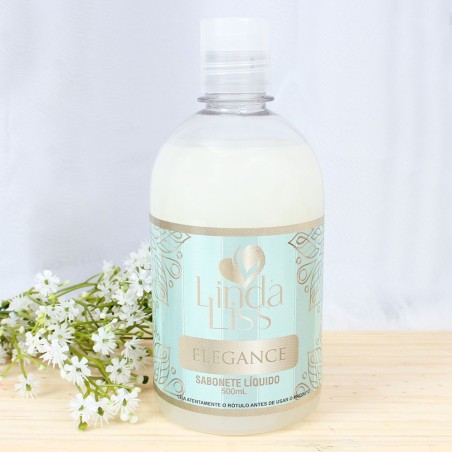 Sabonete Líquido Elegance Perolizado Linda Liss 500ml