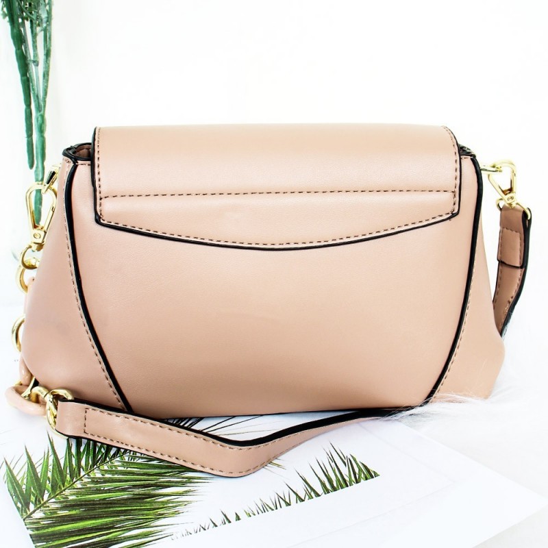Bolsa Luxo Baguete Feminina Social Fecho Trava Alça De Mão
