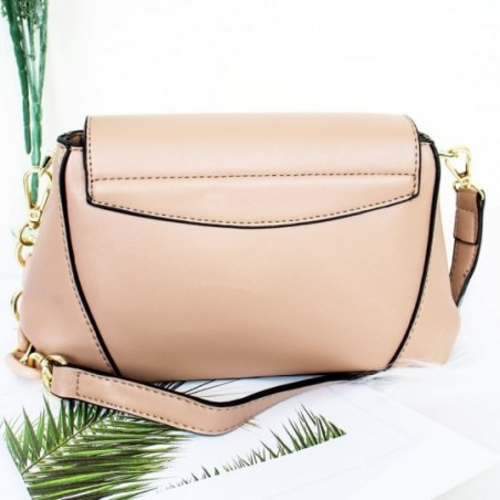 Bolsa Luxo Baguete Feminina Social Fecho Trava Alça De Mão