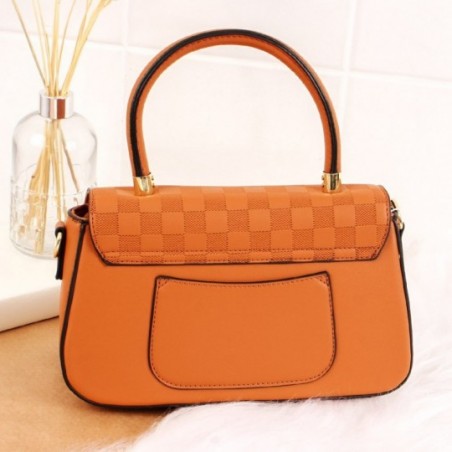 Bolsa Feminina Luxo De Mão Estruturada Texturizada Social