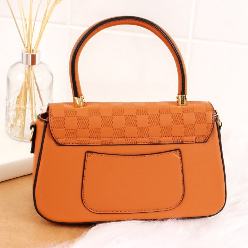 Bolsa Feminina Luxo De Mão Estruturada Texturizada Social