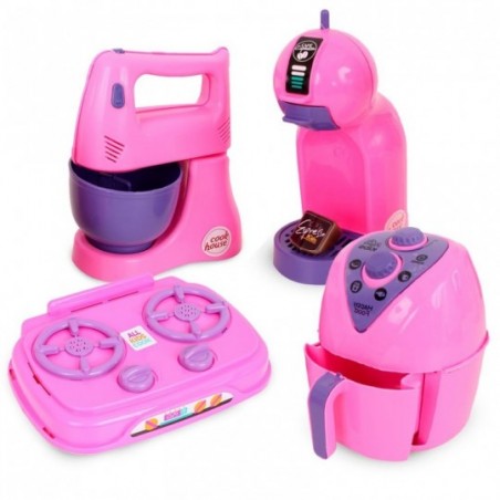 Kit 4 Peças Brincando De Cozinha Infantil Atacado