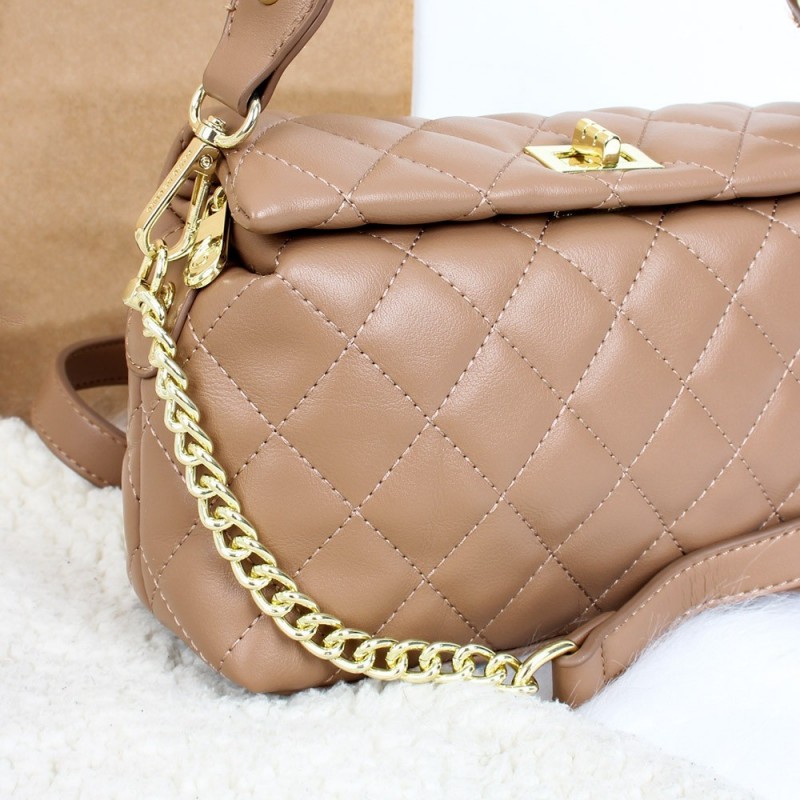 Bolsa Luxo Feminina Blogueira Matelassê Correntes E Trava