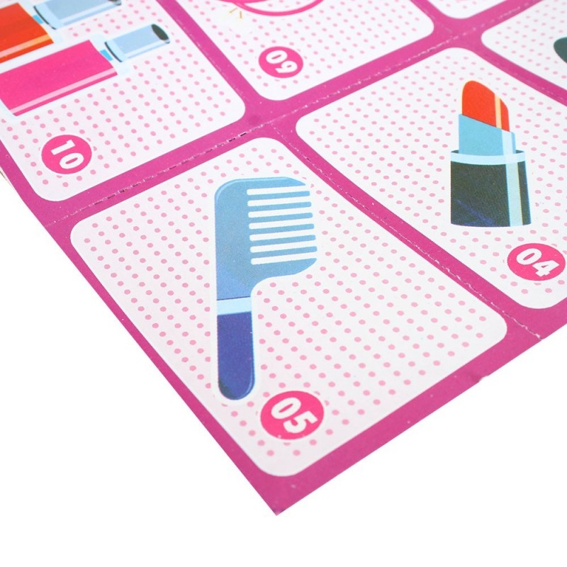 Jogo Memória Infantil Menina Fashion 24 Cartas Maser Toys