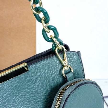 Bolsa Feminina De Mão Luxo Correntes Porta Moedas Blogueira