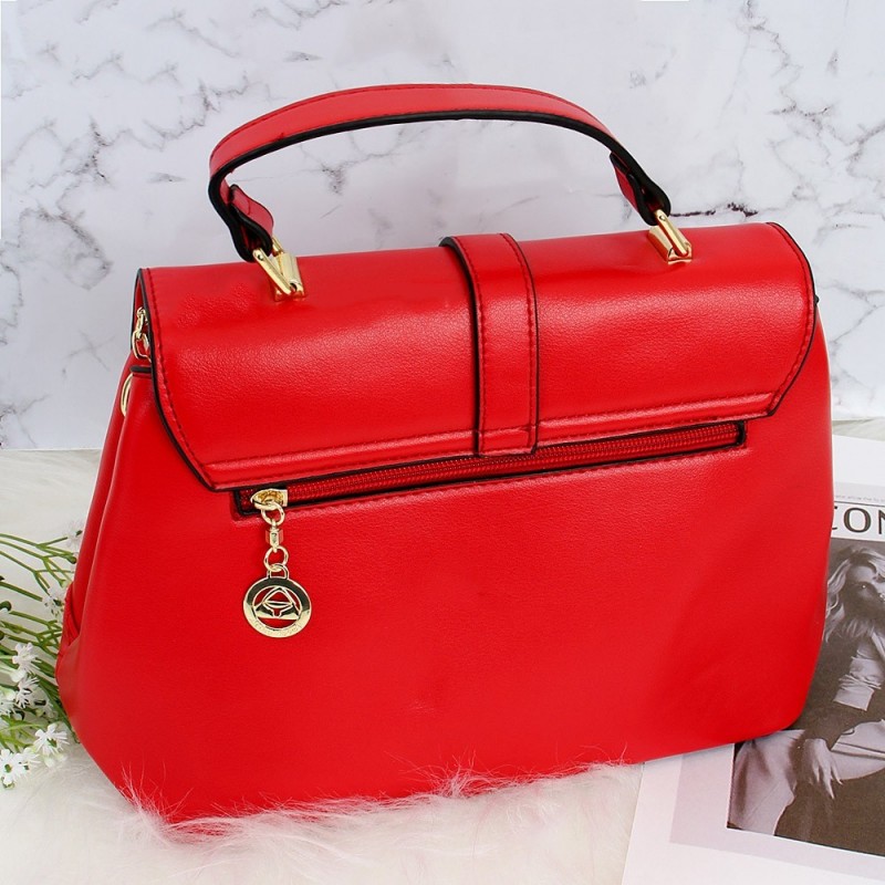 Bolsa Feminina Luxo De Mão Executiva Tressê Duas Repartições