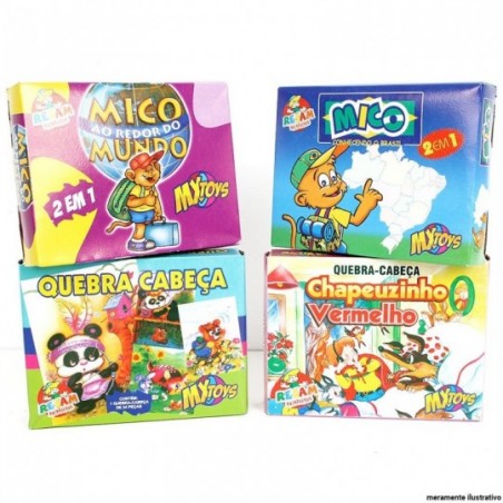 Kit 4 Jogos Infantis Para Meninos E Meninas