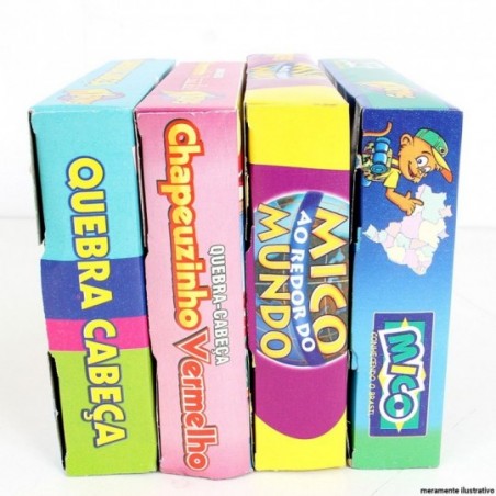 Kit 4 Jogos Infantis Para Meninos E Meninas