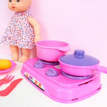 Kit Boneca Nicinha E Papinha Com Acessórios Infantil