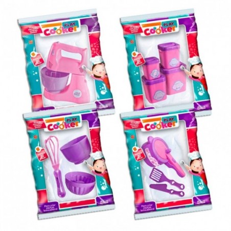 Kit Minha Cozinha Divertida Com 21 peças Infantil Brinquedo