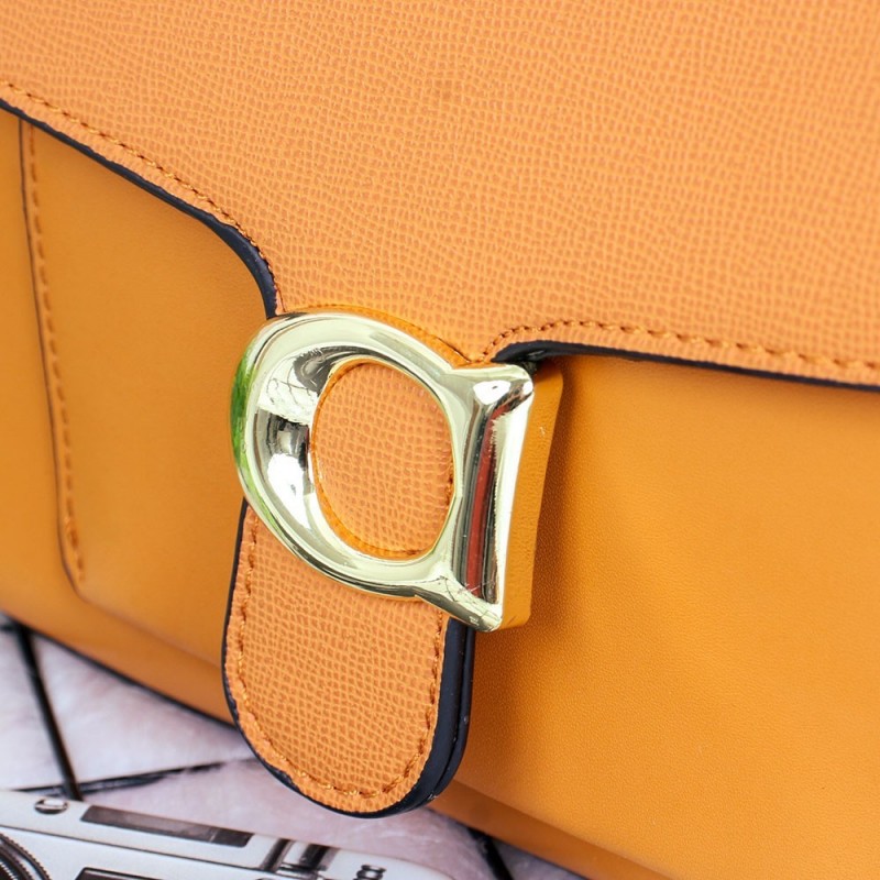 Bolsa Feminina Luxo Baú Estruturada Alça De Mão Blogueira