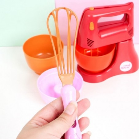Kit Confeiteiro + Batedeira Colorido Infantil Brinquedo