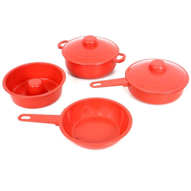 Kit Minha Cozinha Com 4 Peças Brinquedo Infantil