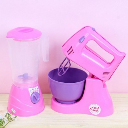 Kit Batedeira + Liquidificador Para Brincar Infantil