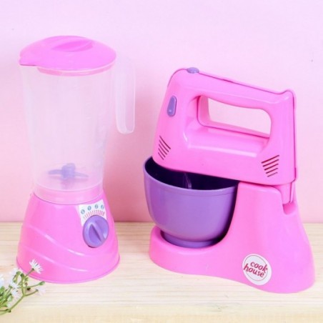 Kit Batedeira + Liquidificador Para Brincar Infantil