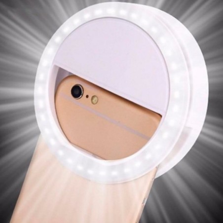 Ring Light Selfie Para Celular Três Potências Anel De Luz