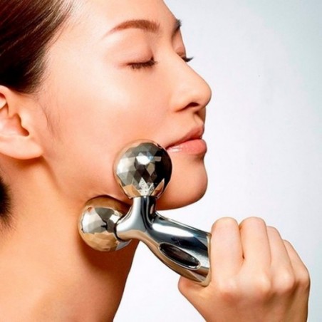 Massageador 3D Facial Corporal 360° Terapêutico Metálico