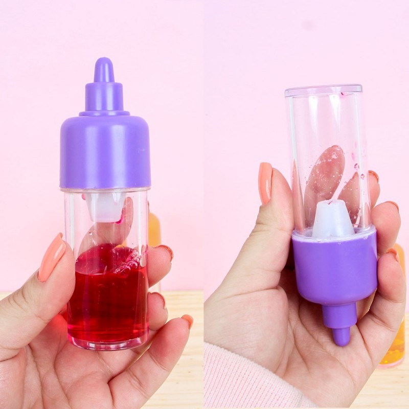 Kit 2 Mamadeira Com Suquinho Laranja E Morango Infantil