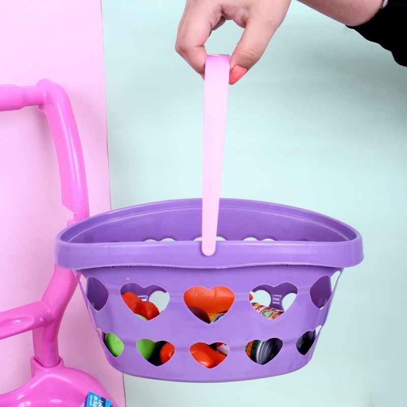 Carrinho Compras Brinquedo Infantil C/ Acessórios Zuca Toys