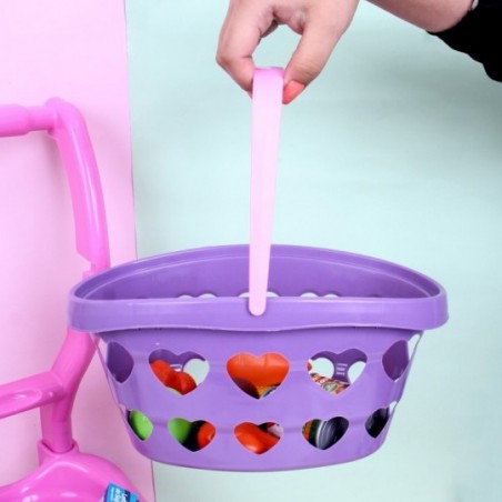 Carrinho Compras Brinquedo Infantil C/ Acessórios Zuca Toys
