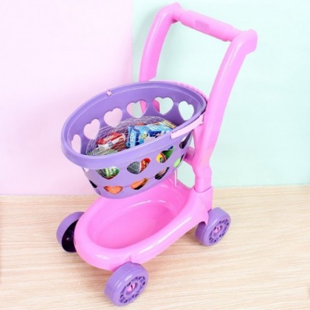 Carrinho Compras Brinquedo Infantil C/ Acessórios Zuca Toys