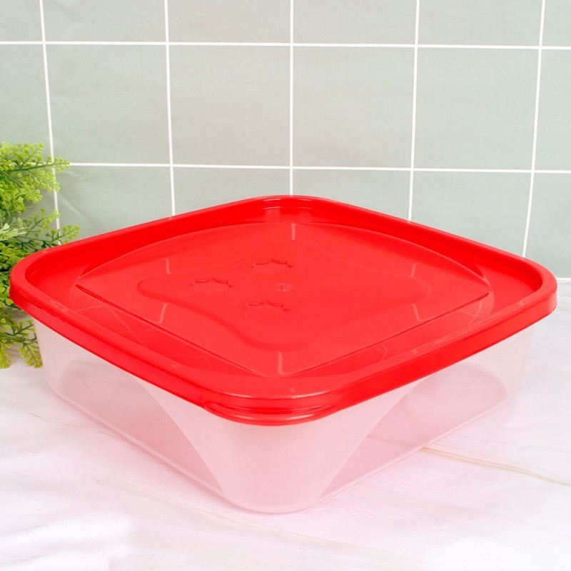 Pote Multiuso Mantimento Quadrado Com Tampa 1,95L Jaguar
