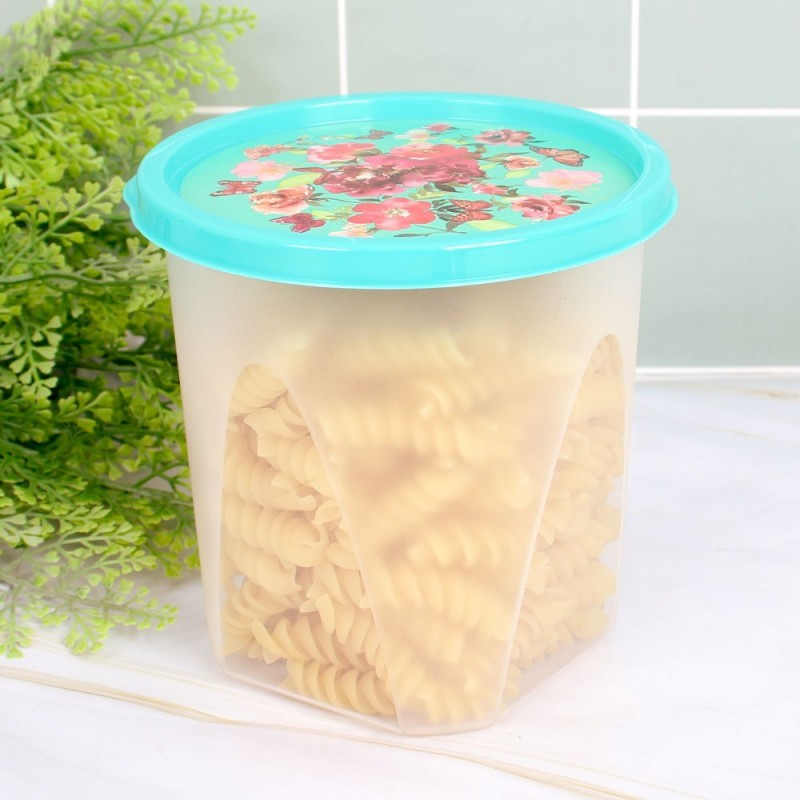 Pote Para Mantimentos Redondo Com Tampa 600 Ml Jaguar