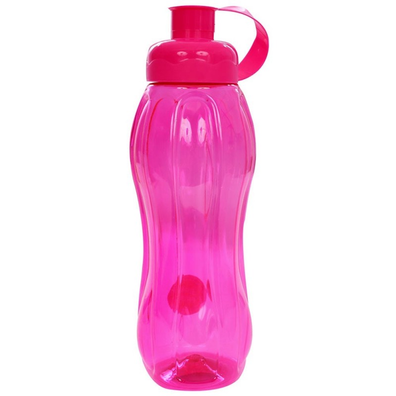 Garrafa Squeeze Plástico Pet Transcolor 600ml