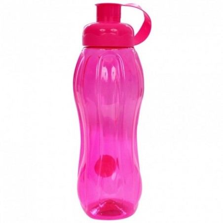 Garrafa Squeeze Plástico Pet Transcolor 600ml